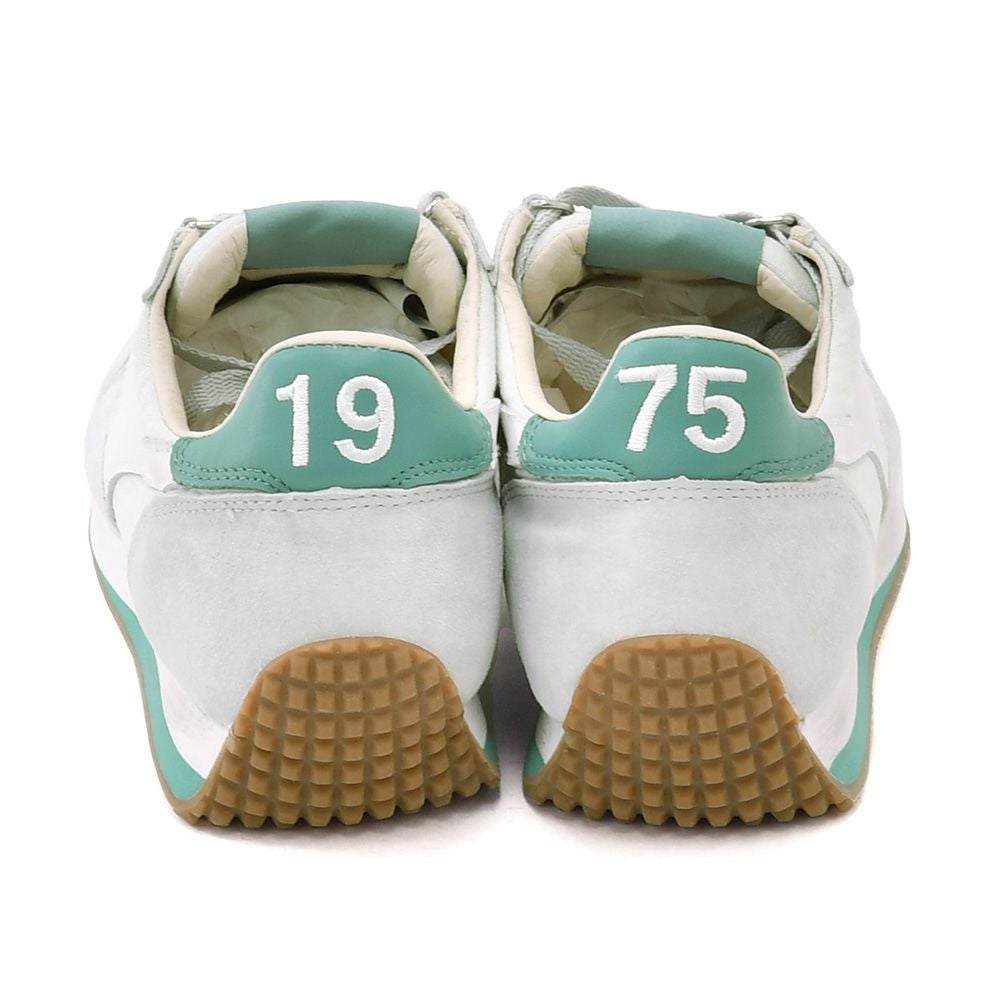 ディアドラヘリテージDIADORAHERITAGEスニーカーメンズローカットシューズエキップEQUIPECANVASSWEVOキャンバス×スエードスカイブルー×グリーンラバーソール国内正規品でらでら公式ブランド