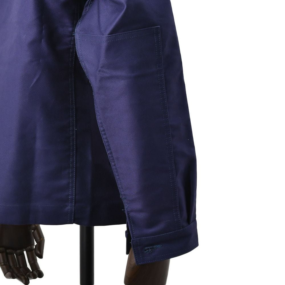 ルトラヴァイユールガリスLETRAVAILLEURGALLICEカバーオールジャケットメンズBLEUDETRAVAILコレクションモールスキンブルーネイビーレギュラーフィット国内正規品でらでら公式ブランド