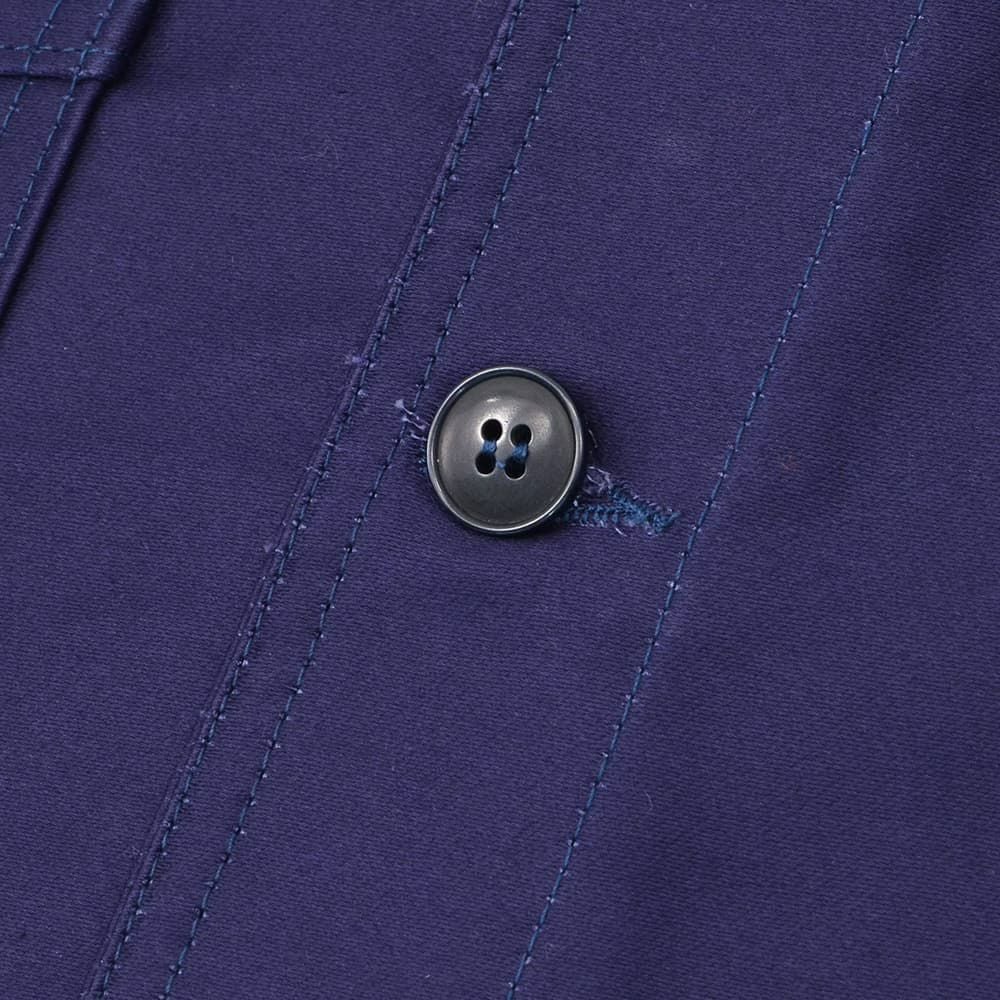 ルトラヴァイユールガリスLETRAVAILLEURGALLICEカバーオールジャケットメンズBLEUDETRAVAILコレクションモールスキンブルーネイビーレギュラーフィット国内正規品でらでら公式ブランド