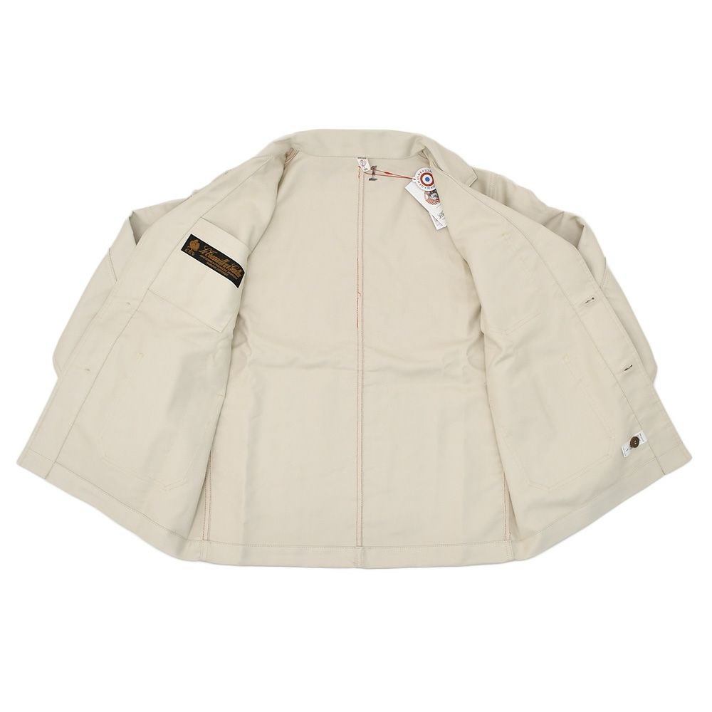 ルトラヴァイユールガリスLETRAVAILLEURGALLICEカバーオールジャケットメンズBLEUDETRAVAILコレクションモールスキンベージュレギュラーフィット国内正規品でらでら公式ブランド