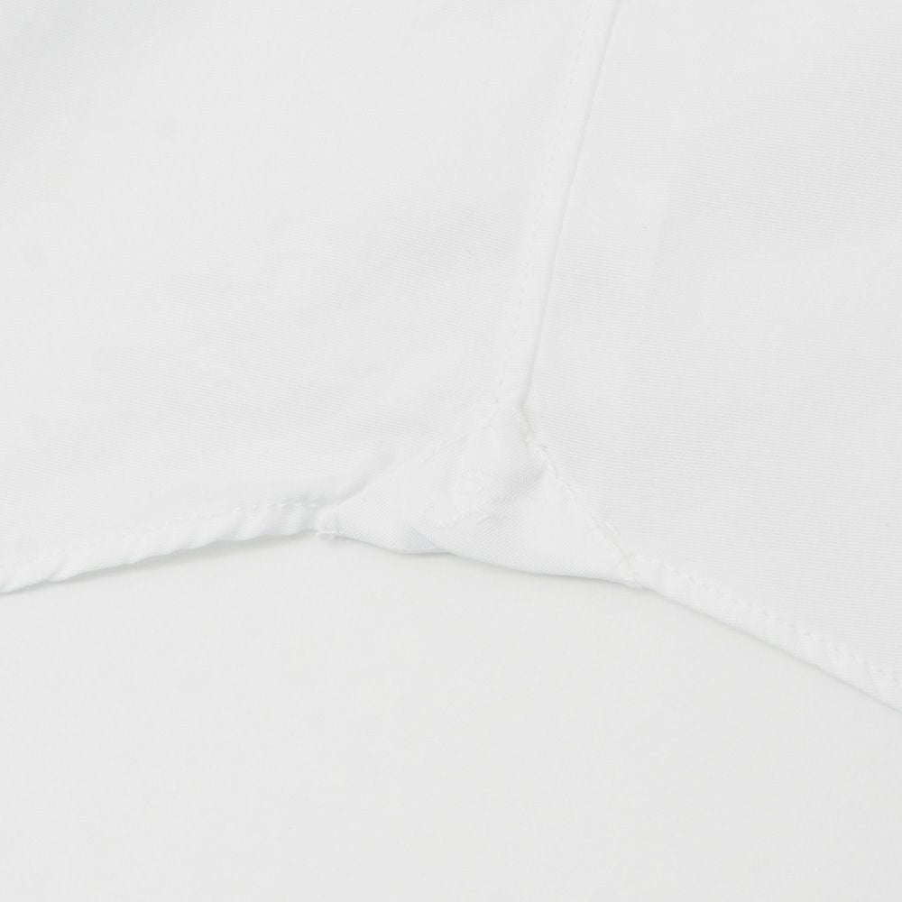 フィナモレFinamore長袖カジュアルシャツメンズSIMONEシモーネコットン生地ホワイト白ブランドロゴ入り貝釦製品洗いカッタウェイ襟国内正規品でらでら公式ブランド