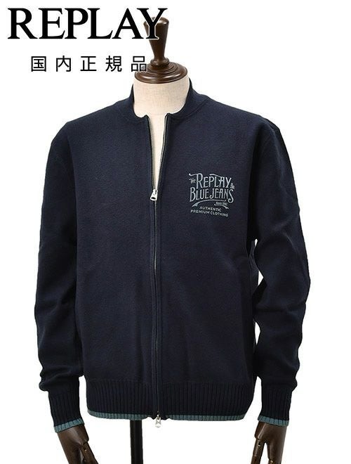 リプレイ REPLAY スタジャン メンズ 中綿バーシティージャケット