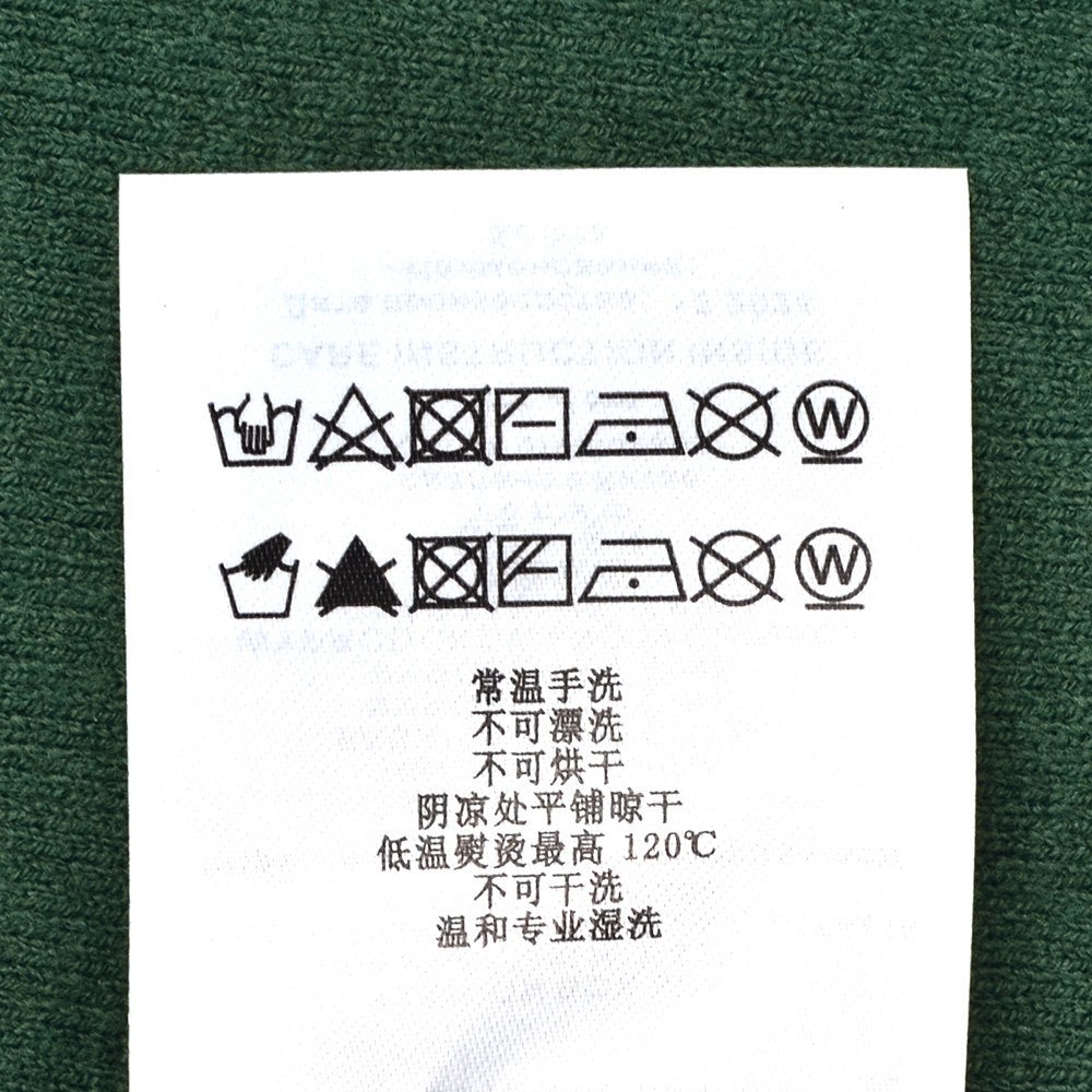 リプレイREPLAYニットブルゾンメンズアウターアクリルポリウレタングリーン緑リブ襟国内正規品でらでら公式ブランド