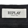リプレイREPLAYジョガーパンツメンズスポーツジムジャージコットンブラック黒裾リブ国内正規品でらでら公式ブランド