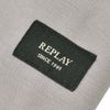 リプレイREPLAYジョガーパンツメンズカーゴジョガーコットンポリエステルグレージュ裾リブスポーツジムジャージ国内正規品でらでら公式ブランド