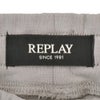 リプレイREPLAYジョガーパンツメンズカーゴジョガーコットンポリエステルグレージュ裾リブスポーツジムジャージ国内正規品でらでら公式ブランド