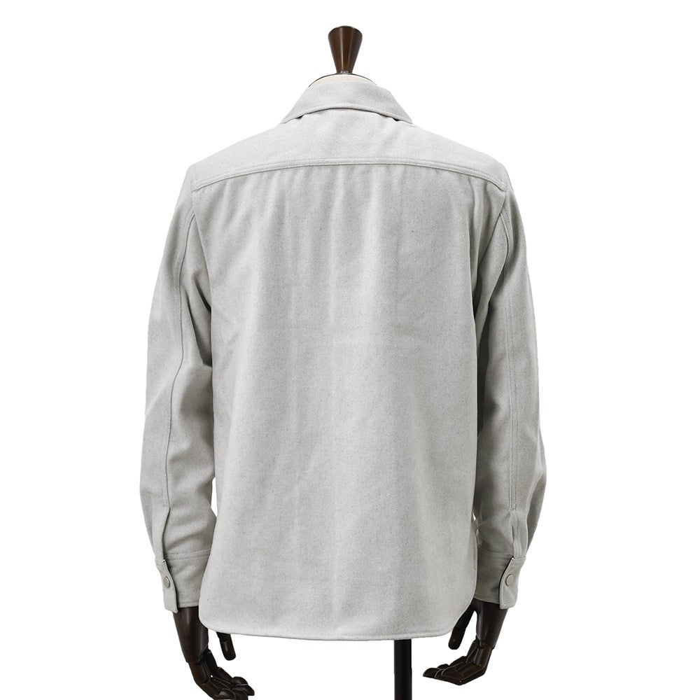 リプレイREPLAYブルゾンメンズカジュアルアウターポリエステルウールライトグレーグレージュサスティナブル国内正規品でらでら公式ブランド