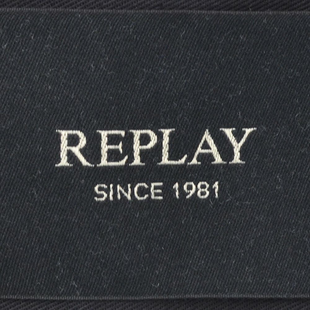 リプレイREPLAYブルゾンメンズカジュアルアウターポリエステルウールライトグレーグレージュサスティナブル国内正規品でらでら公式ブランド