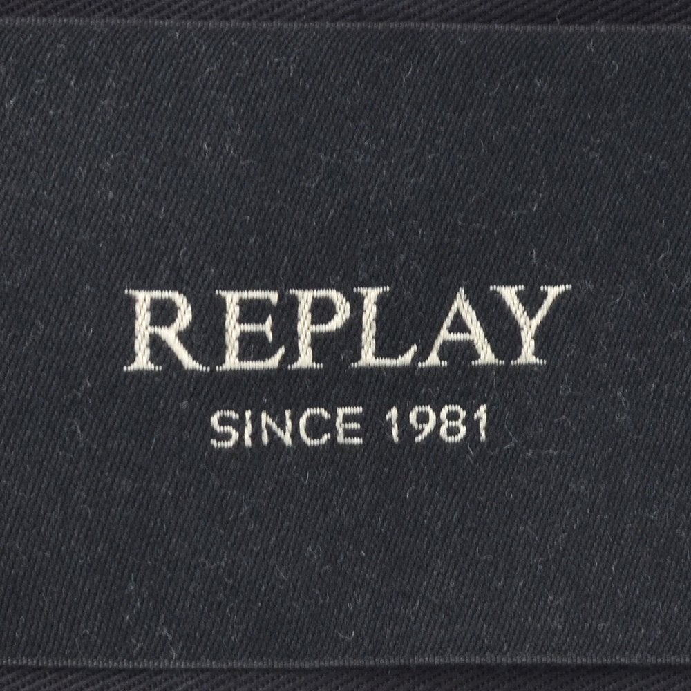 リプレイREPLAYブルゾンメンズカジュアルアウターポリエステルウールライトグレーグレージュサスティナブル国内正規品でらでら公式ブランド