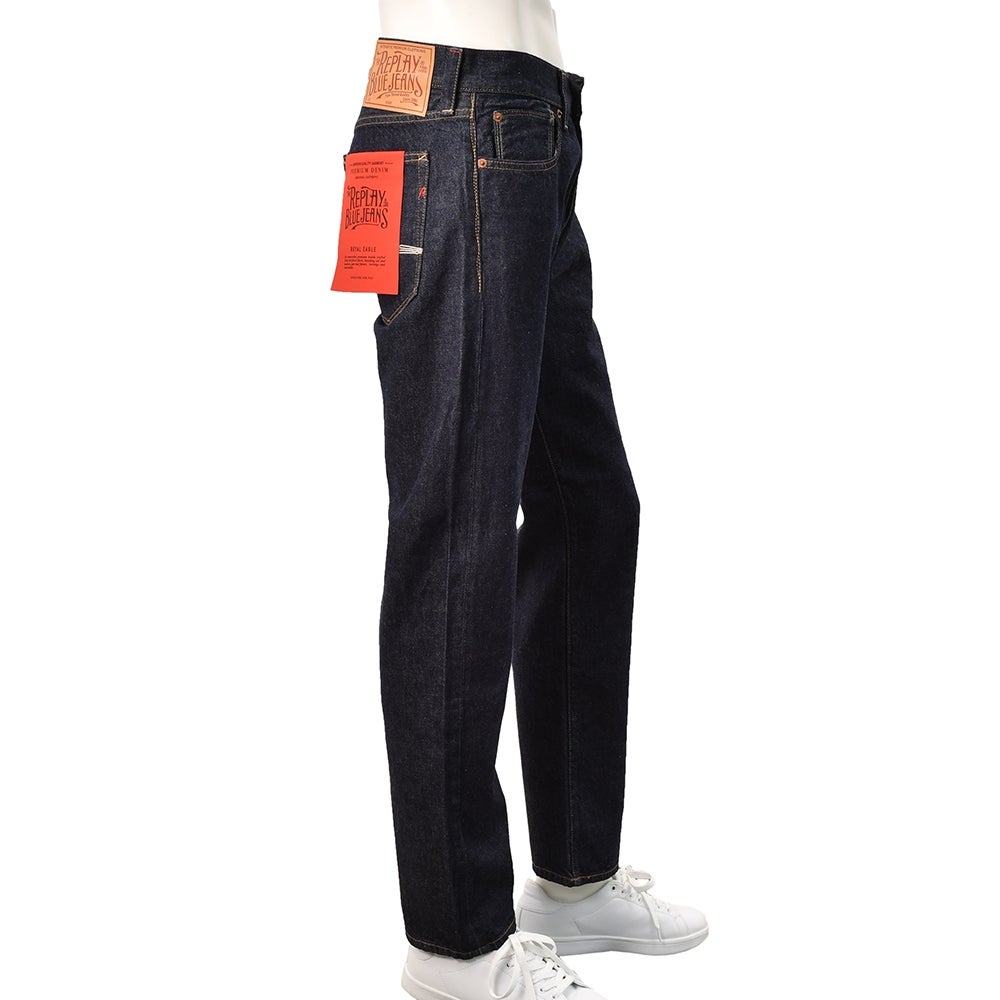 リプレイREPLAYジーンズメンズリジットデニムデリックDERYCKコットン100%インディゴ国内正規品でらでら公式ブランド