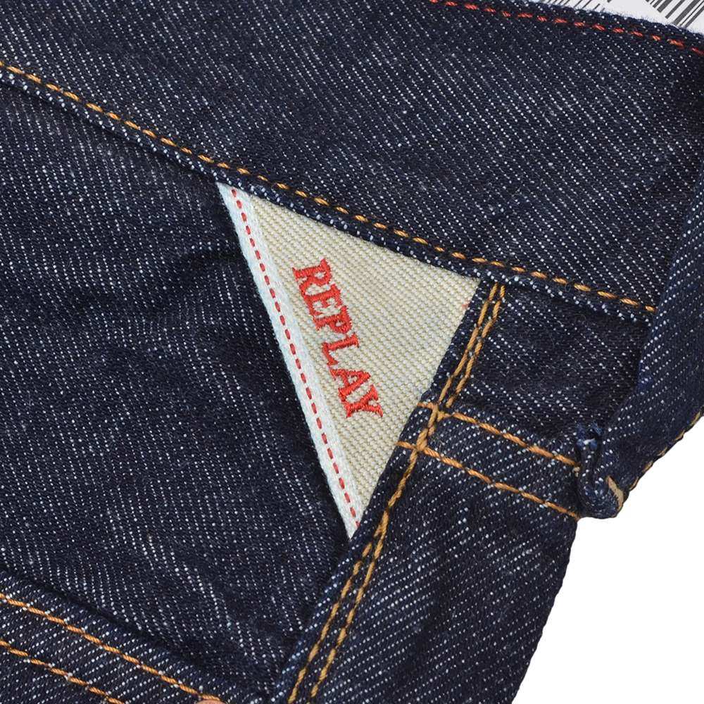 リプレイREPLAYジーンズメンズリジットデニムデリックDERYCKコットン100%インディゴ国内正規品でらでら公式ブランド