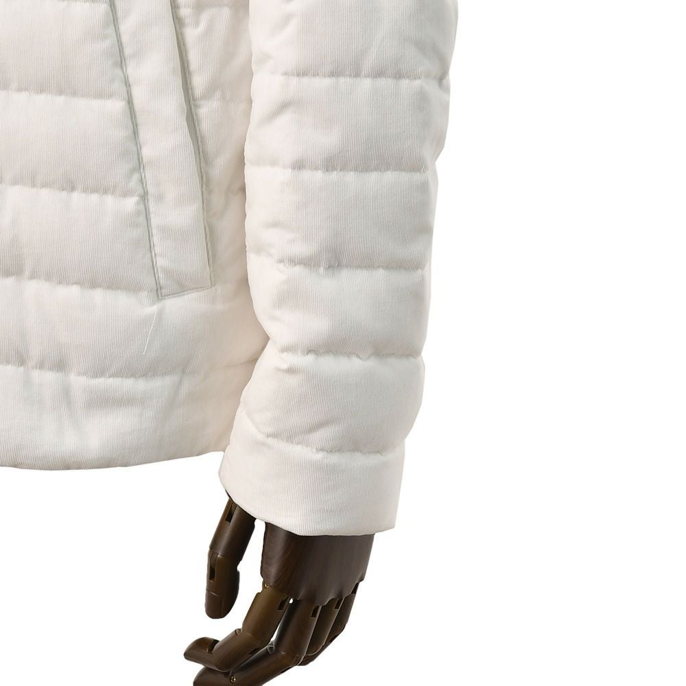 ヘルノリゾートHERNORESORTダウンジャケットメンズライトアウターダウンブルゾンPI00106UR細畝コーデュロイコットン100%ホワイト白レギュラーフィット国内正規品でらでら公式ブランド