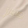 ヘルノリゾートHERNORESORT長袖トレーナーメンズスウェットシャツJG00049URコットンベージュロゴプレート国内正規品でらでら公式ブランド