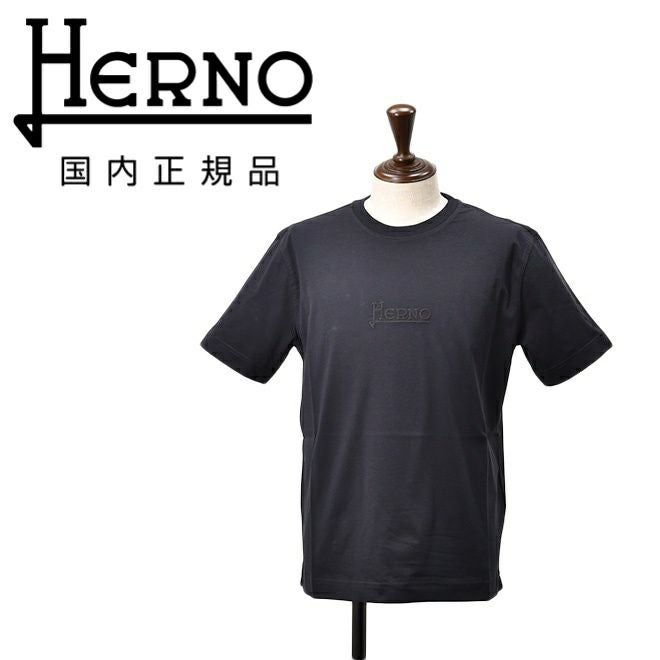 ヘルノ HERNO 半袖Tシャツ メンズ クルーネックカットソー コットン