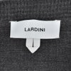 ラルディーニLARDINIニットジャケットメンズ2つ釦シングルフロントALJM56ウール100%チャコールグレーカーディガンブート二エール付国内正規品でらでら公式ブランド