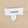 ラルディーニLARDINIニットジャケットメンズ2つ釦シングルフロントALJM56ウール100%ベージュカーディガンブート二エール付国内正規品でらでら公式ブランド