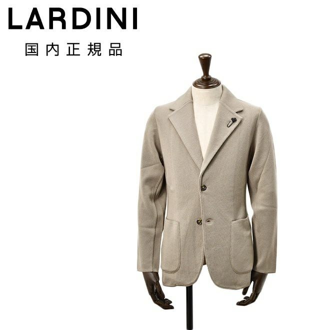 ラルディーニ LARDINI ニットジャケット メンズ 2つ釦シングルフロント