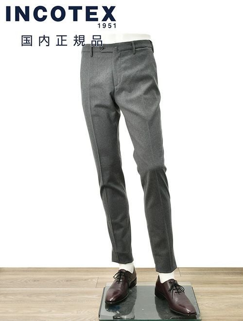 インコテックス INCOTEX ウールスラックス メンズ 100番 ウール