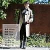 【ポイント8倍11/119:59まで】リンペルメアビレl'impermeabileトレンチコートメンズロング丈アウターVOSCOFピーチコットンPEACHCOTカーキラグランスリーブ撥水加工アンブレラヨークレギュラーフィット国内正規品でらでら公式ブランド