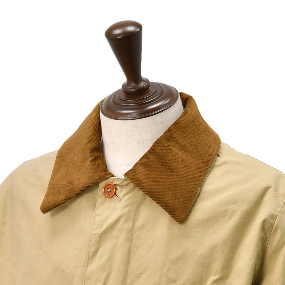【ポイント8倍11/119:59まで】リンペルメアビレl'impermeabileステンカラーコートメンズロング丈アウターSILVANOSTRONGWAXCOTTONストロングワックスコットンベージュレギュラーフィット国内正規品でらでら公式ブランド