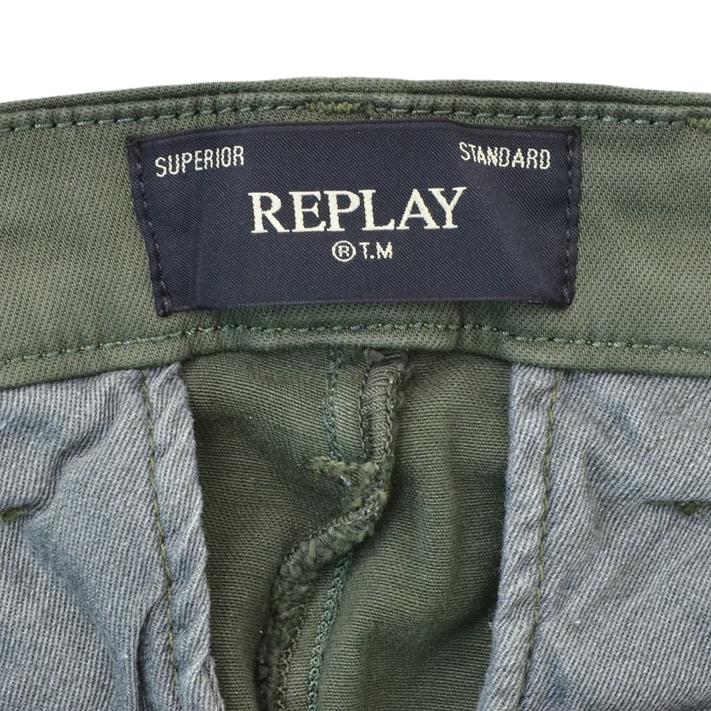 リプレイREPLAYカラーデニムメンズBENNIベニーモデルX-L.I.T.E.+シリーズコットンストレッチアッシュグレーレギュラーテーパードシルエットミドルオンス国内正規品でらでら公式ブランド