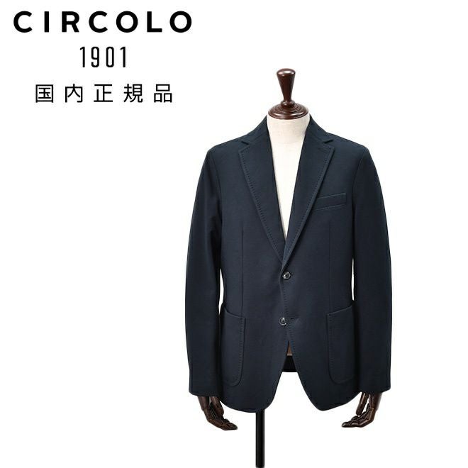 チルコロ CIRCOLO1901 シングルジャケット メンズ コットンストレッチ チルコロ CIRCOLO1901 シングルジャケット メンズ コットンストレッチ
