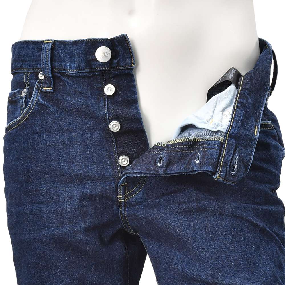 レッドカードトーキョーREDCARDTOKYOデニムパンツメンズスリムテーパードジーンズリズムプラスRhythm+ストレッチデニムインディゴブルーアンクル丈でらでら公式ブランド