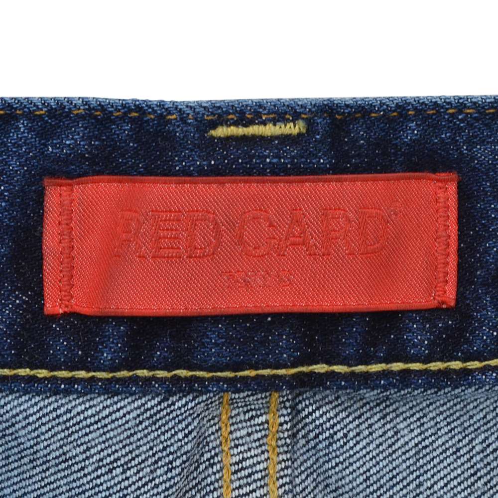 レッドカードトーキョーREDCARDTOKYOデニムパンツメンズスリムテーパードジーンズリズムプラスRhythm+ストレッチデニムインディゴブルーアンクル丈でらでら公式ブランド