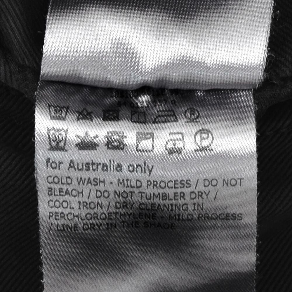 インコテックスINCOTEXSLACKSコットンパンツメンズチノスラックス100番ストレッチツイルブラック黒ノープリーツ製品染めスリムフィット刺繍ブランドロゴ国内正規品でらでら公式ブランド