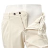 ブリリアBRIGLIA1949モールスキンパンツメンズコットンスラックスBG07モデルアイボリー白1プリーツテーパードシルエットガーメントダイ3点留めフロント国内正規品でらでら公式ブランド