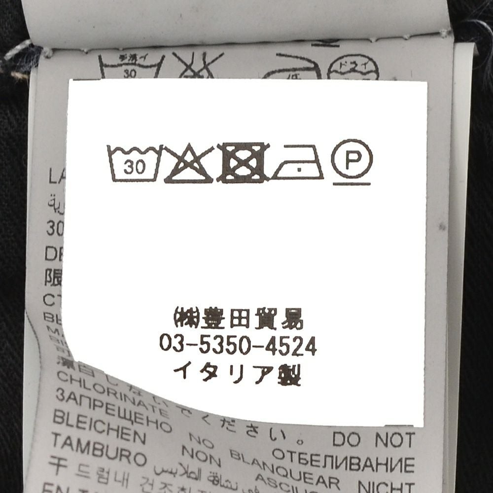 ブリリアBRIGLIA1949モールスキンパンツメンズコットンスラックスBG07モデルブラック黒1プリーツテーパードシルエットガーメントダイ3点留めフロント国内正規品でらでら公式ブランド