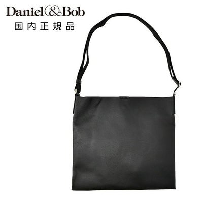 ダニエル&ボブDaniel&Bobショルダーバッグ男女兼用レザーバッグLINDO牛革ブラック黒ダニボブ調節可能コードイタリア製国内正規品でらでら公式ブランド