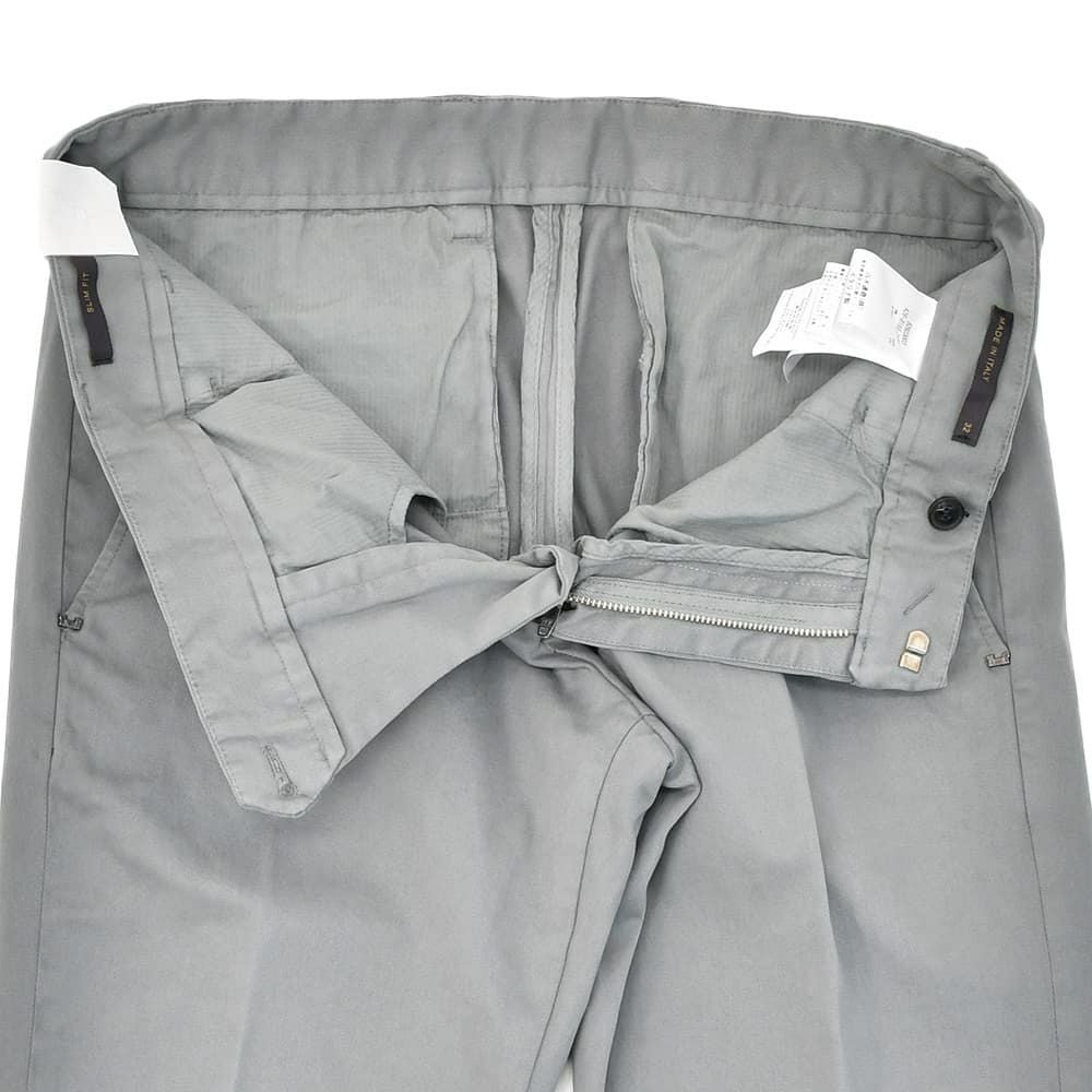 アントレアミENTREAMISコットンパンツメンズチノスラックス8188モデルストレッチコットンツイルグレースリムテーパードアイコンパッチ国内正規品でらでら公式ブランド