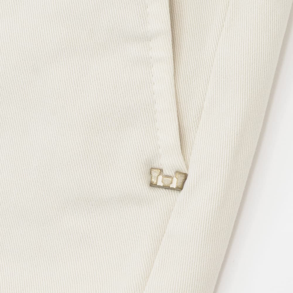 アントレアミENTREAMISコットンパンツメンズチノスラックス8188モデルストレッチコットンツイルオフホワイト白スリムテーパードアイコンパッチ国内正規品でらでら公式ブランド