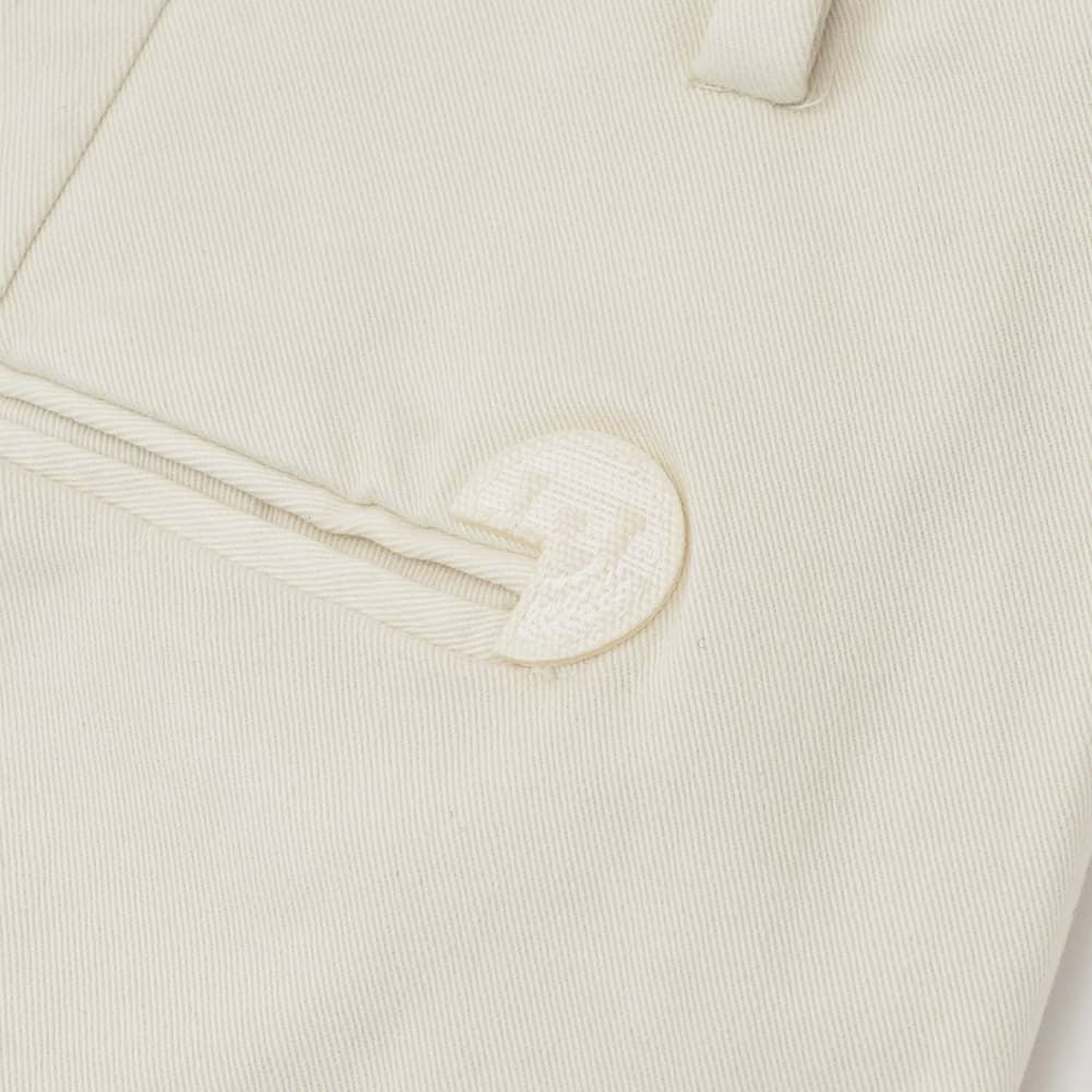 アントレアミENTREAMISコットンパンツメンズチノスラックス8188モデルストレッチコットンツイルオフホワイト白スリムテーパードアイコンパッチ国内正規品でらでら公式ブランド