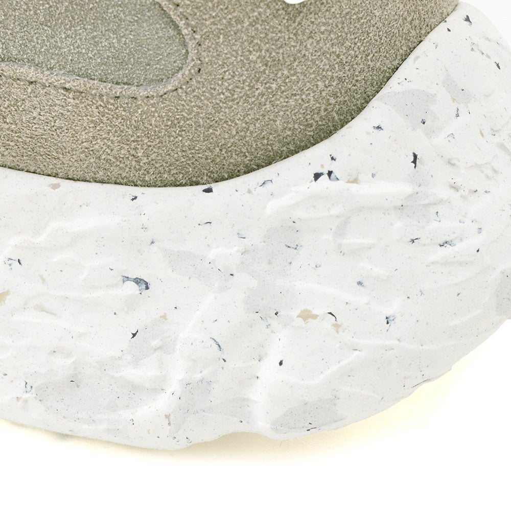 ブロックス79BLOCKS79レザースニーカーメンズレースアップシューズCOBIコビモデルスエードグレー×チャコールナンバリング風デザイン厚底ソール国内正規品でらでら公式ブランド