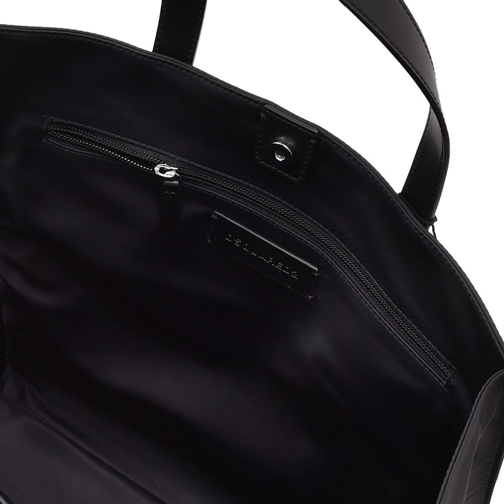 ディースクエアードDSQUARED2トートバッグ男女兼用S82SPM0097ナイロンブラック黒レザーハンドルOBSESSED2国内正規品でらでら公式ブランド