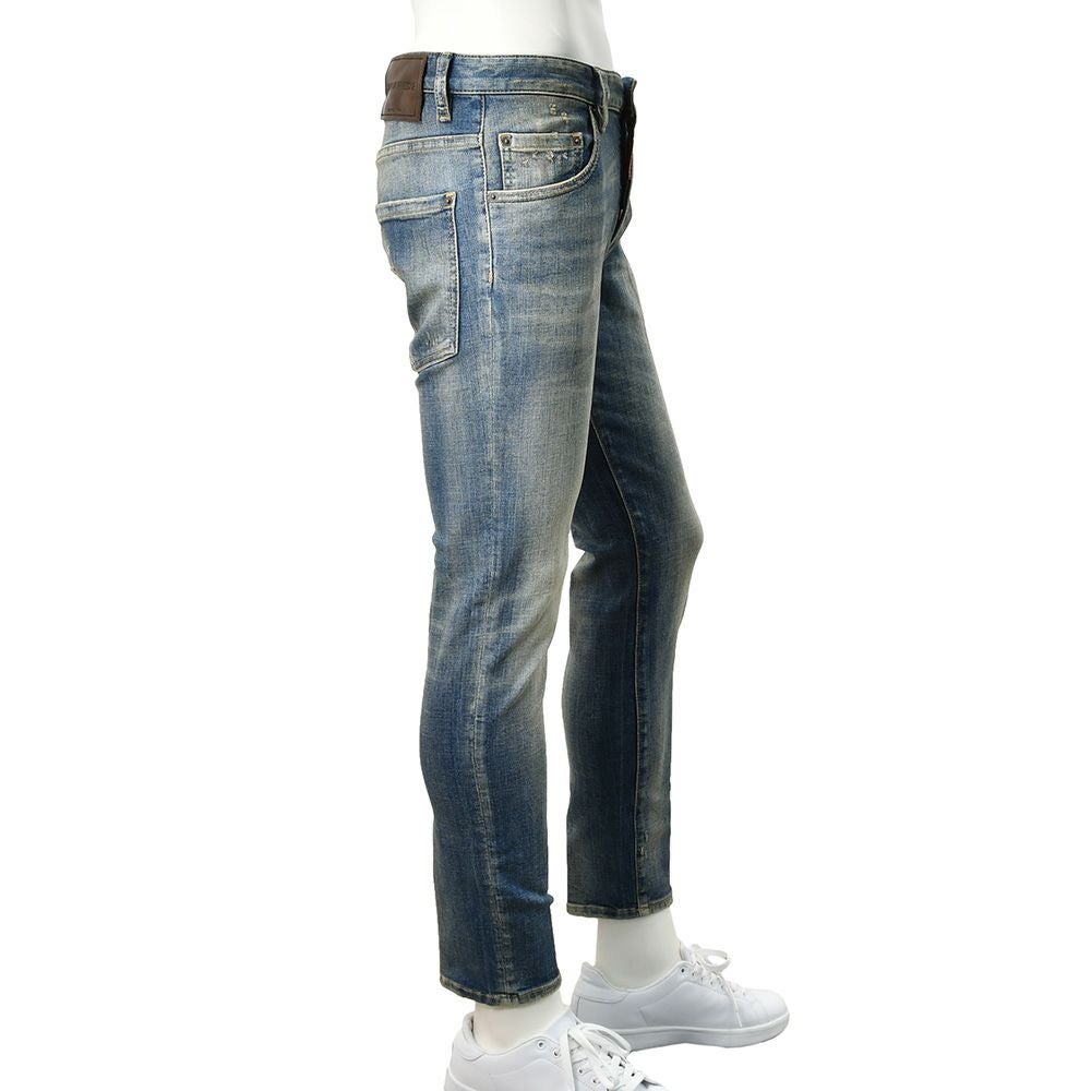 ディースクエアードDSQUARED2スリムテーパードデニムメンズコットンストレッチジーンズSKATERJEANスケータージーンヴィンテージブルー国内正規品でらでら公式ブランド