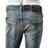 ディースクエアードDSQUARED2スリムテーパードデニムメンズコットンストレッチジーンズSKATERJEANスケータージーンヴィンテージブルー国内正規品でらでら公式ブランド