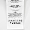 タトラスTATRAS長袖トレーナーメンズスウェットシャツフィダシオFIDASIOシルケットコットングレー左袖エンボスロゴ裏パイル仕様ドロップショルダーリラックスフィット国内正規品でらでら公式ブランド