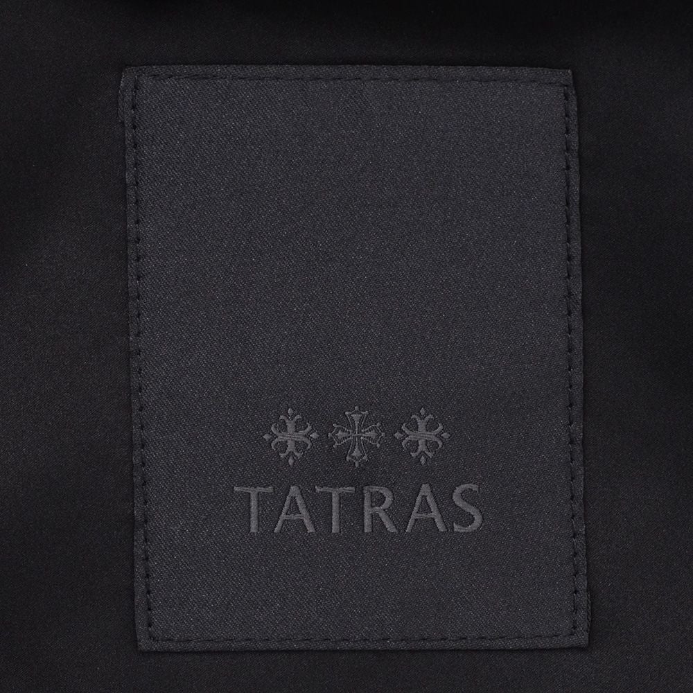 タトラスTATRASボアブルゾンメンズアストーニASTONIスタンドネック型リサイクルポリエステルブラック黒ジップアップアウターラビットファー調国内正規品でらでら公式ブランド