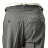 ベルウィッチBERWICHスラックスメンズSCOTCHスコッチ2インプリーツパンツハイツイストライトウールグレー×ホワイトアジャスター調節ワイドテーパードクロップド丈国内正規品でらでら公式ブランド