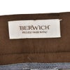 ベルウィッチBERWICHウールスラックスメンズBERTOベルト1プリーツパンツライトフランネル生地レッドブラウンシャーリング仕様サイドアジャスター釦国内正規品でらでら公式ブランド