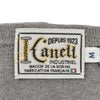 カネルKANELLバスクシャツメンズ長袖ニットソーボナパルトBONAPARTEクルーネック仕様メランジグレー無地オーガニックコットンヴィンテージリブ国内正規品でらでら公式ブランド