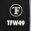 TFW49ティーエフダブリューフォーティーナイントラックパンツメンズジャージーパンツブラック黒配色パターン異素材切り替え2WAYキックバックUVカット吸水速乾多機能国内正規品でらでら公式ブランド