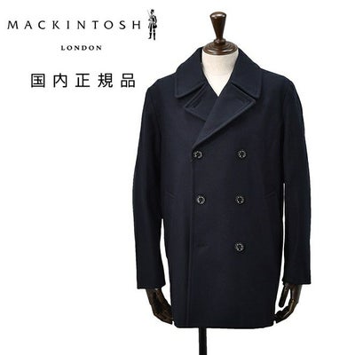 【ポイント8倍11/119:59まで】マッキントッシュMACKINTOSHPコートメンズダブルブレストピーコートDALTONダルトンメルトンウールネイビー紺ミドル丈レギュラーシルエット国内正規品でらでら公式ブランド