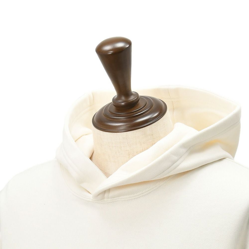 タトラスTATRASプルオーバーパーカーメンズスウェットパーカーAGULIAアギラオフホワイト白シルケットコットン裏パイル左袖エンボスロゴオーバーサイズ国内正規品でらでら公式ブランド