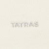 タトラスTATRASプルオーバーパーカーメンズスウェットパーカーAGULIAアギラオフホワイト白シルケットコットン裏パイル左袖エンボスロゴオーバーサイズ国内正規品でらでら公式ブランド
