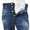 ディースクエアードDSQUARED2ダメージデニムメンズDUCATIコラボKawaiiJeansモデルコットンインディゴブルーウォッシュ国内正規品でらでら公式ブランド