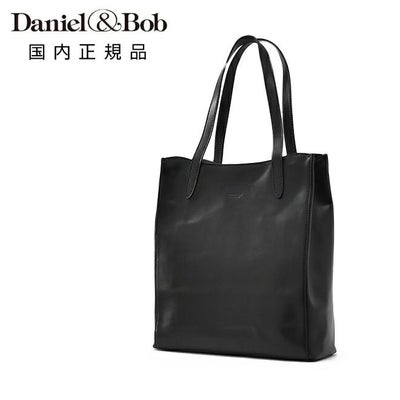 ダニエル&ボブDaniel&Bob縦型トートバッグ男女兼用レザーバッグLIVIORODISMOOTHブラック黒ダニボブリヴィオモデルローディースムースイタリア製国内正規品でらでら公式ブランド
